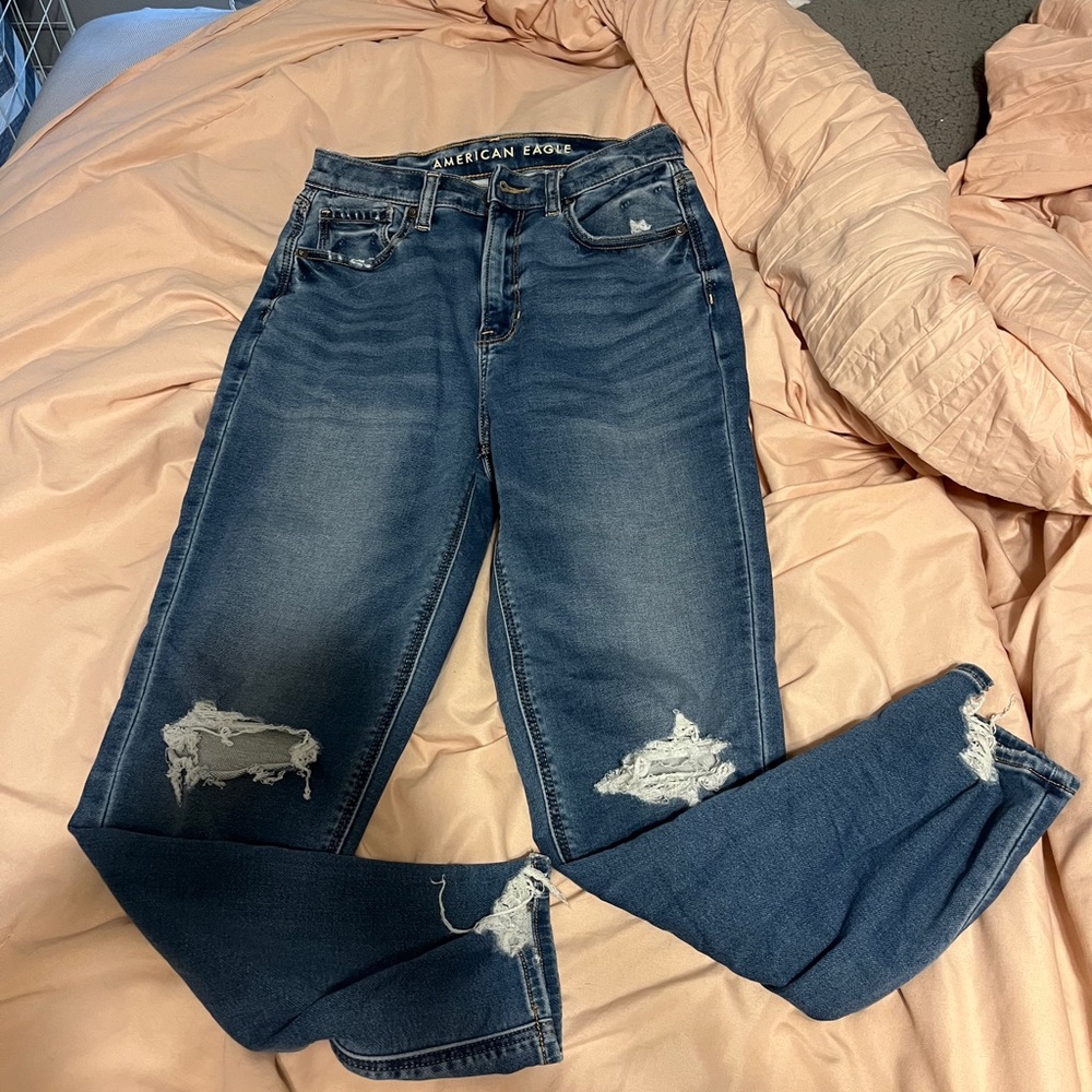 America Eagle Mom Jean